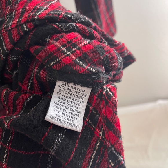 Habitat Clothes To Live In plaid asymmetrical - Picture 4 of 4